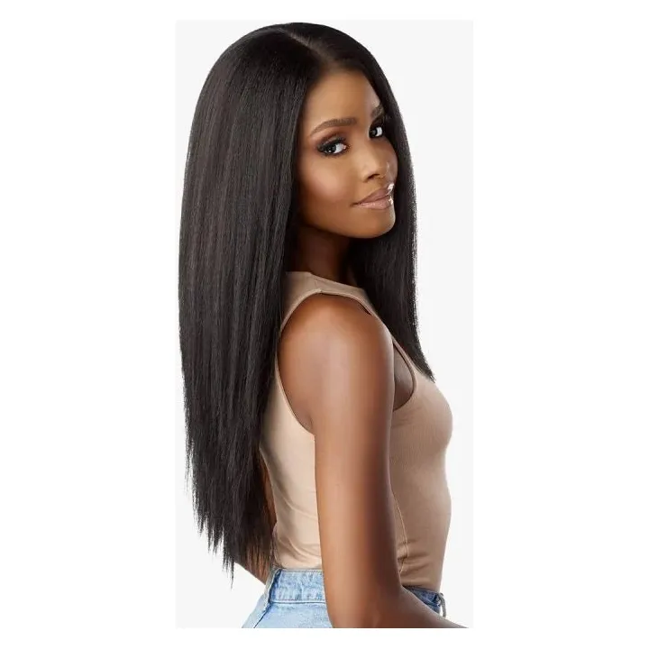 Sensationnel Kinky Edges 13x6 HD Lace Wig – Kinky Straight 24" - Image 2