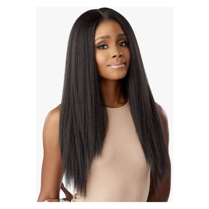 Sensationnel Kinky Edges 13x6 HD Lace Wig – Kinky Straight 24" - Image 4