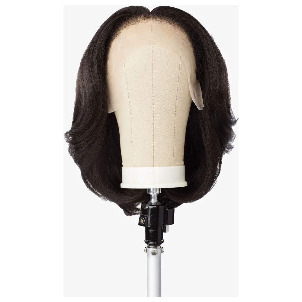 Sensationnel Kinky Edges 13x6 Synthetic HD Lace Front Wig - Kinky Layered Blow Out 14" - Image 6