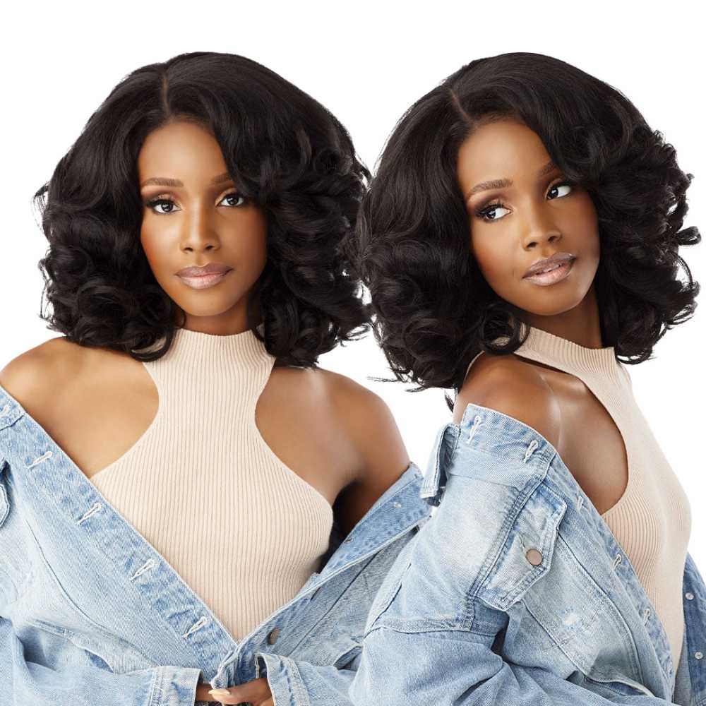 Sensationnel Kinky Edges Y-Part HD Lace Wig – Kinky Volume Curl 14"