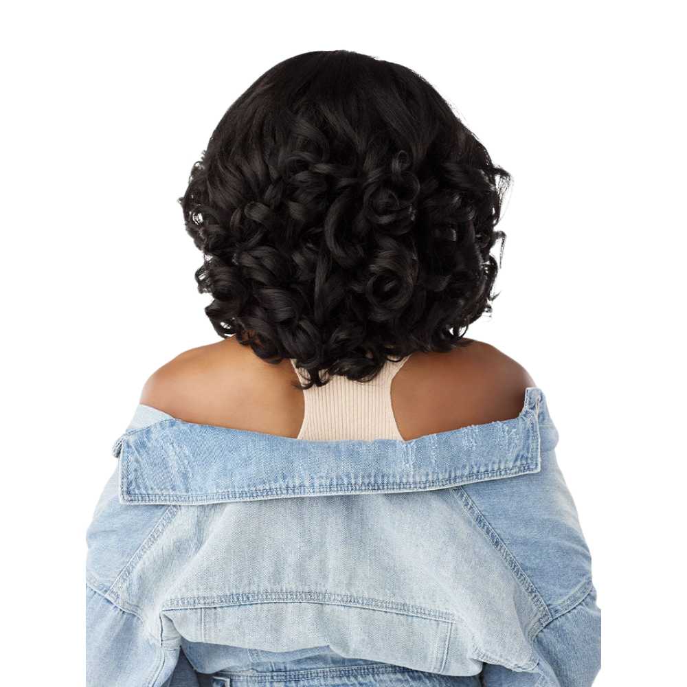 Sensationnel Kinky Edges Y-Part HD Lace Wig – Kinky Volume Curl 14" - Image 5