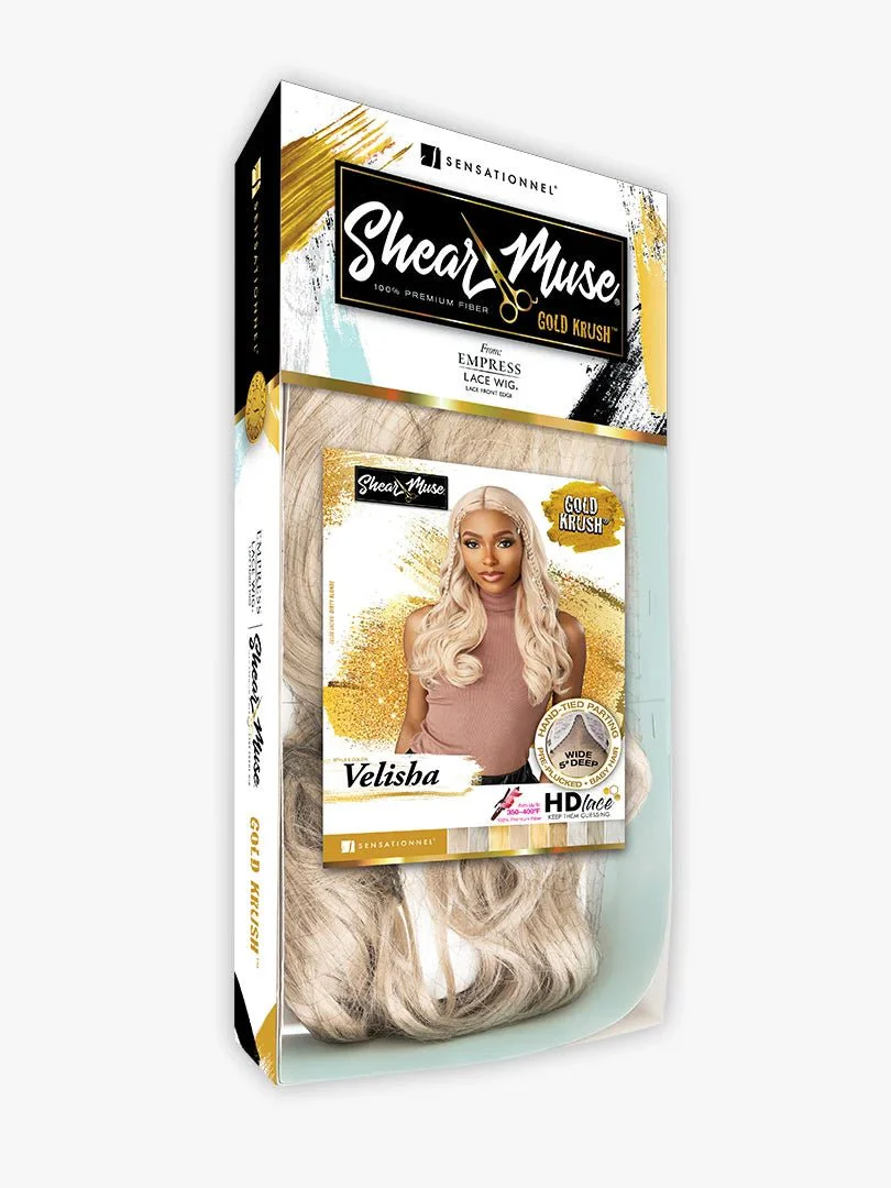 Sensationnel Shear Muse Gold Krush Series Synthetic HD Lace Front Wig - Velisha - Image 8