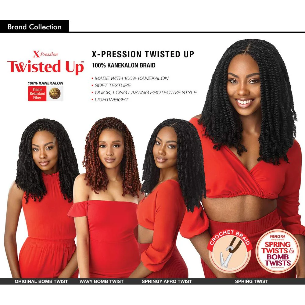 Outre Twisted Up 2X Synthetic Crochet Hair - 12" - Image 4