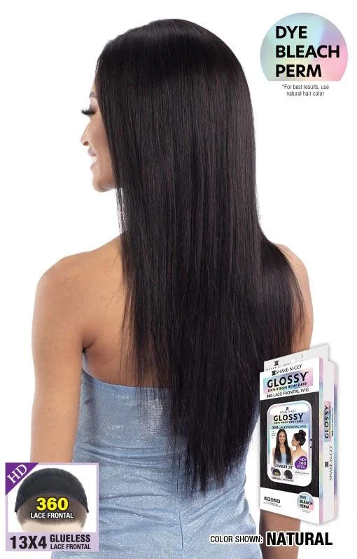 Shake N Go Glossy 360 Lace Frontal Wig – Straight 24" - Image 2