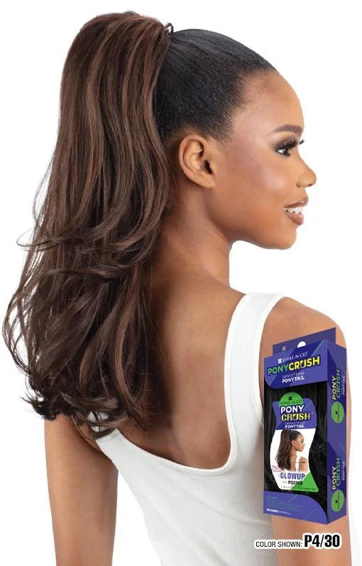 Shake N Go Ponycrush Drawstring – Glowup Ponytail - Image 3