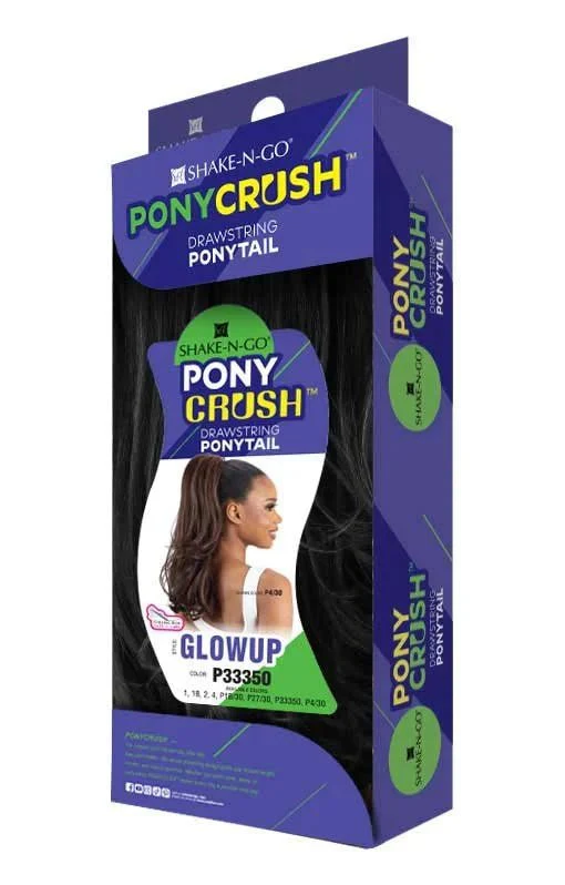 Shake N Go Ponycrush Drawstring – Glowup Ponytail - Image 4