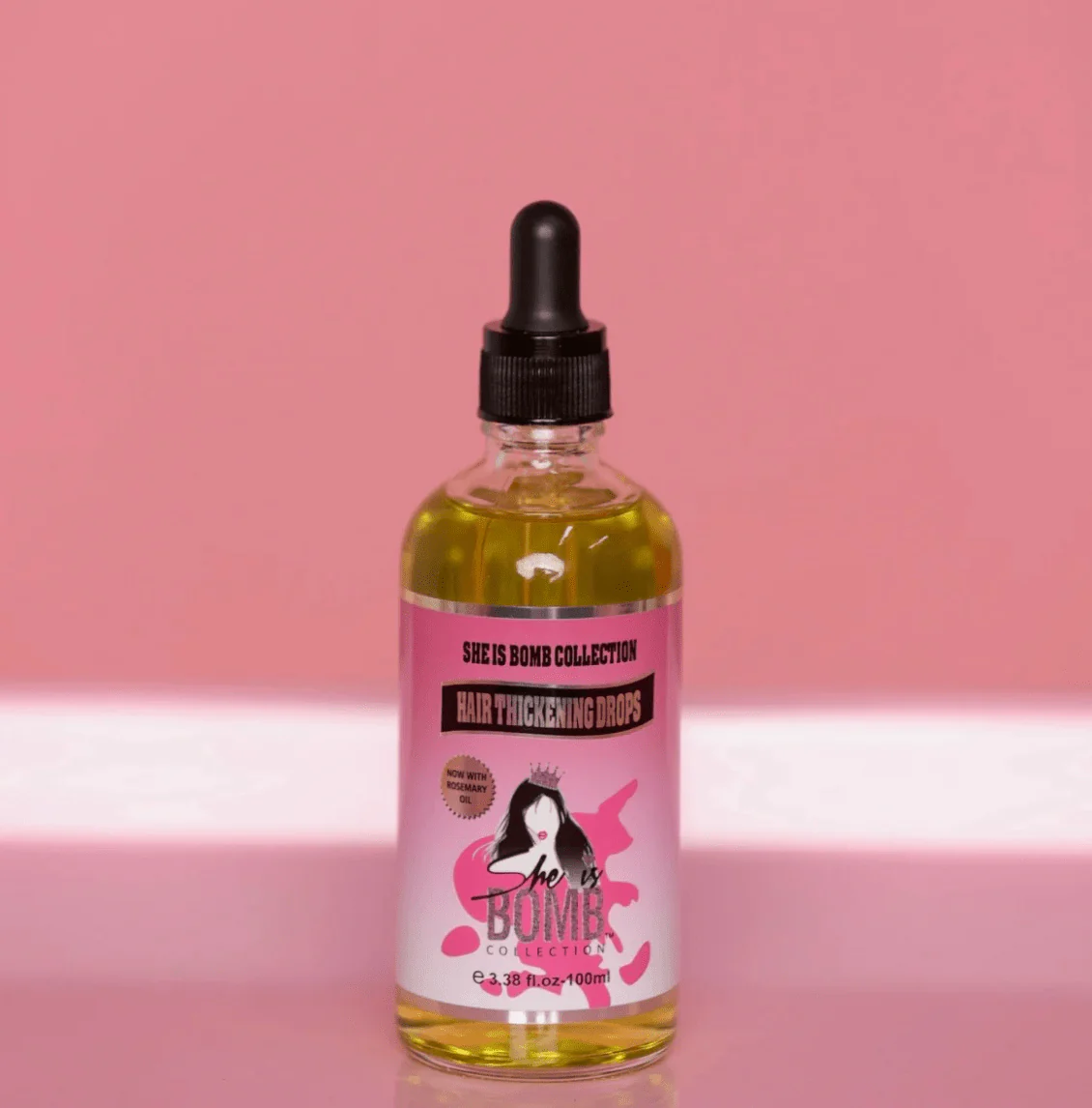 She Is Bomb Rosemary Hair Thickening Oil - 3.38oz