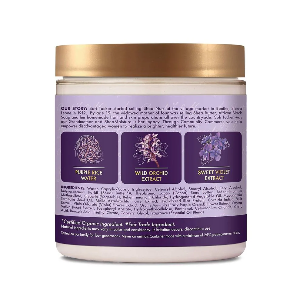 Shea Moisture Purple Rice Water Color Care Masque – 8 oz - Image 2
