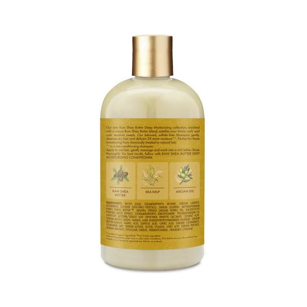 Shea Moisture Raw Shea Butter Retention Shampoo 13oz - Image 2