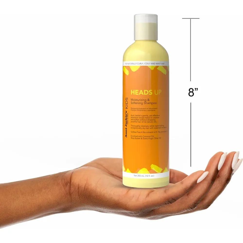 Aunt Jackie’s Kids Heads Up Moisturizing Shampoo – 12 oz - Image 6