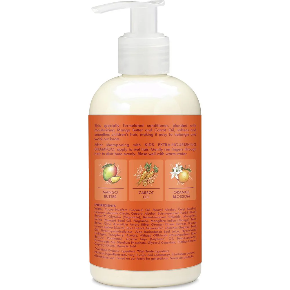 SheaMoisture Kids Mango and Carrot Detangling Conditioner – 7.7 oz - Image 2