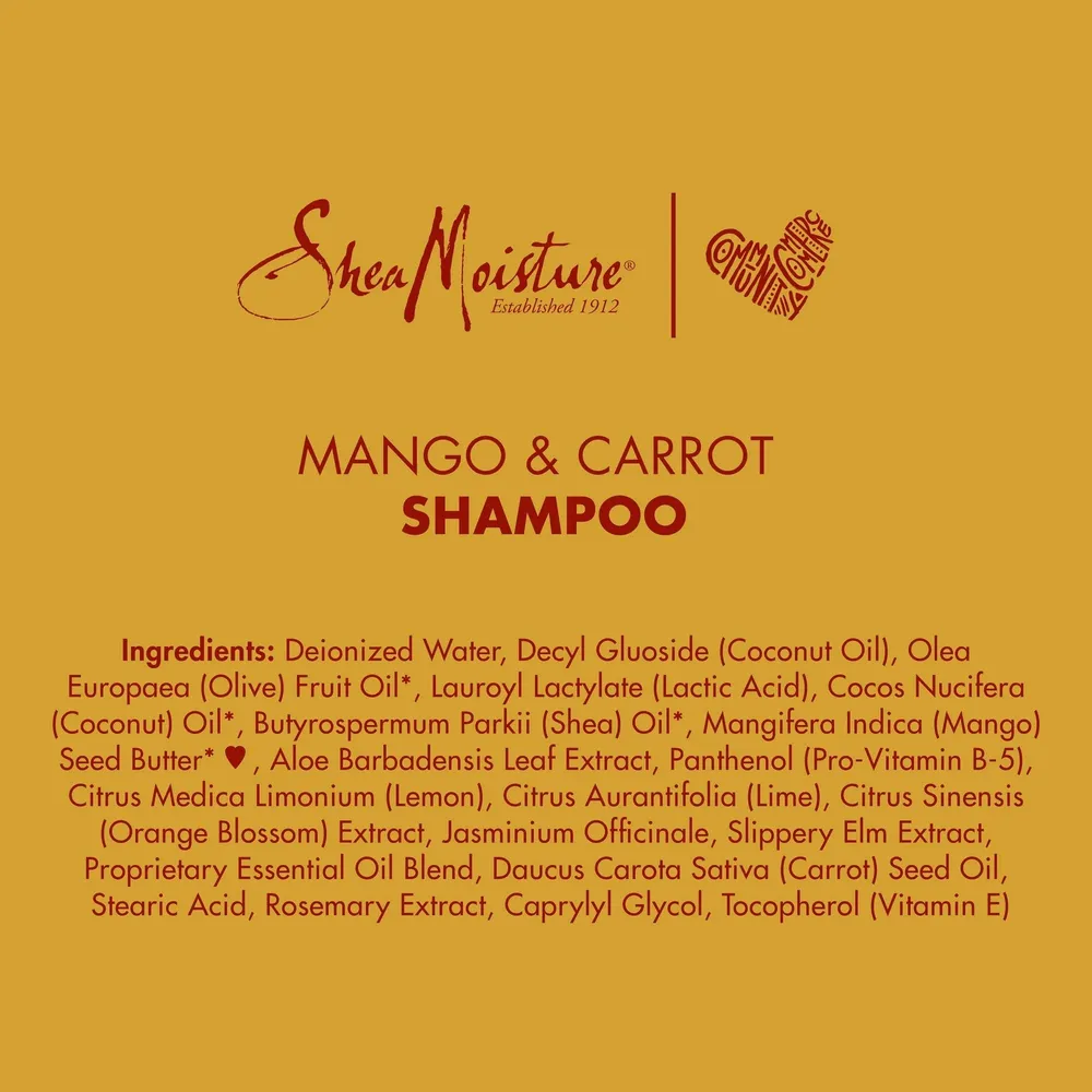 SheaMoisture Kids Nourishing Mango and Carrot Shampoo – 8oz - Image 9