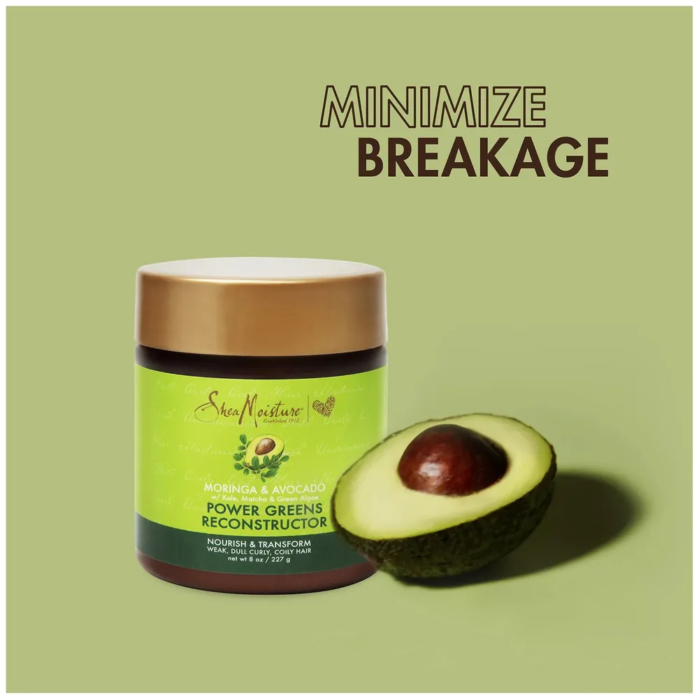 SheaMoisture Power Greens Deep Reconstructor Treatment – 8oz - Image 3