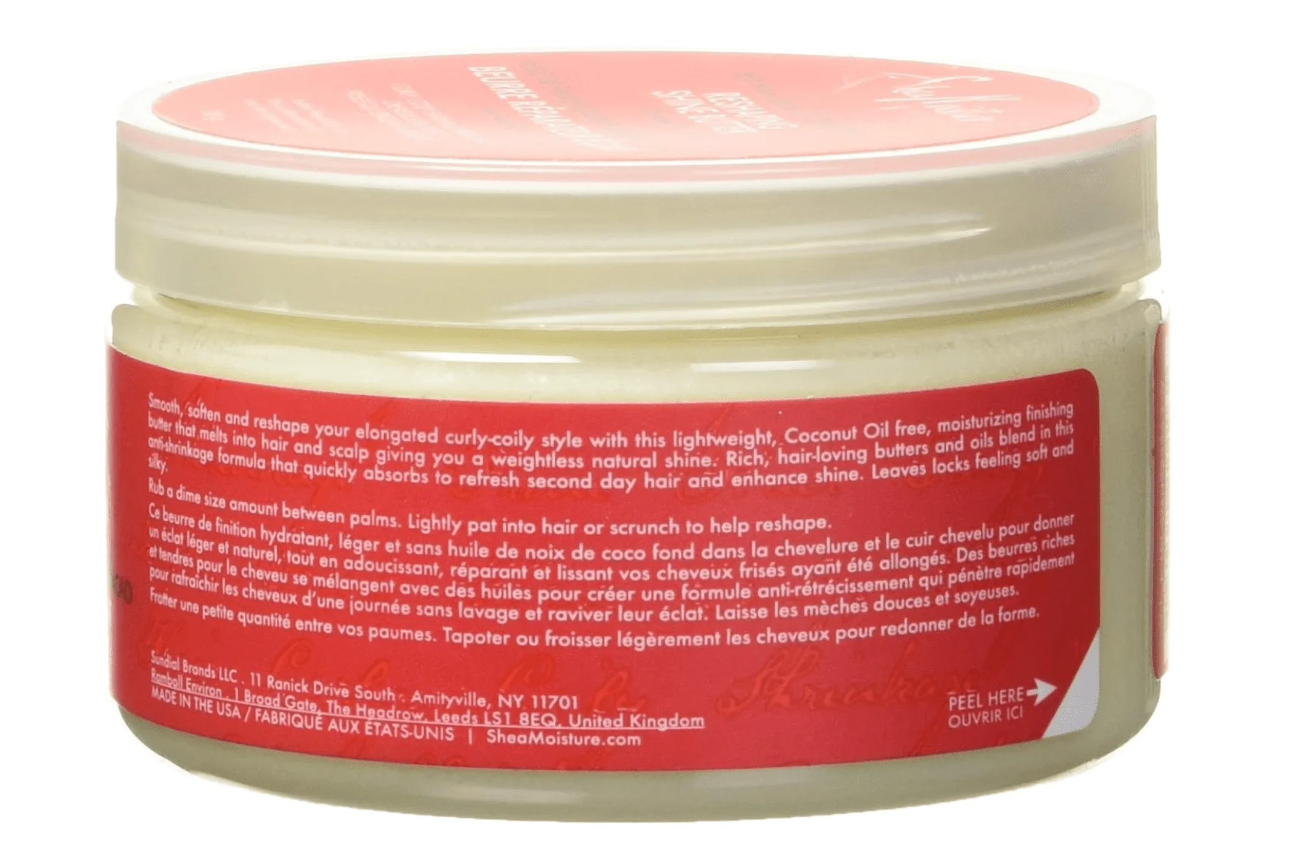 SheaMoisture Red Palm Oil & Cocoa Butter Reshaping Shine Butter – 3.75 oz - Image 2