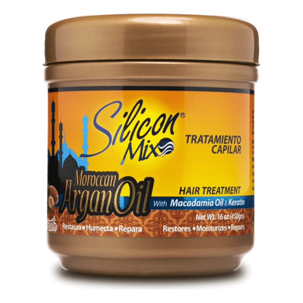 Silicon Mix Rizos Argan Hair Oil - 8 oz