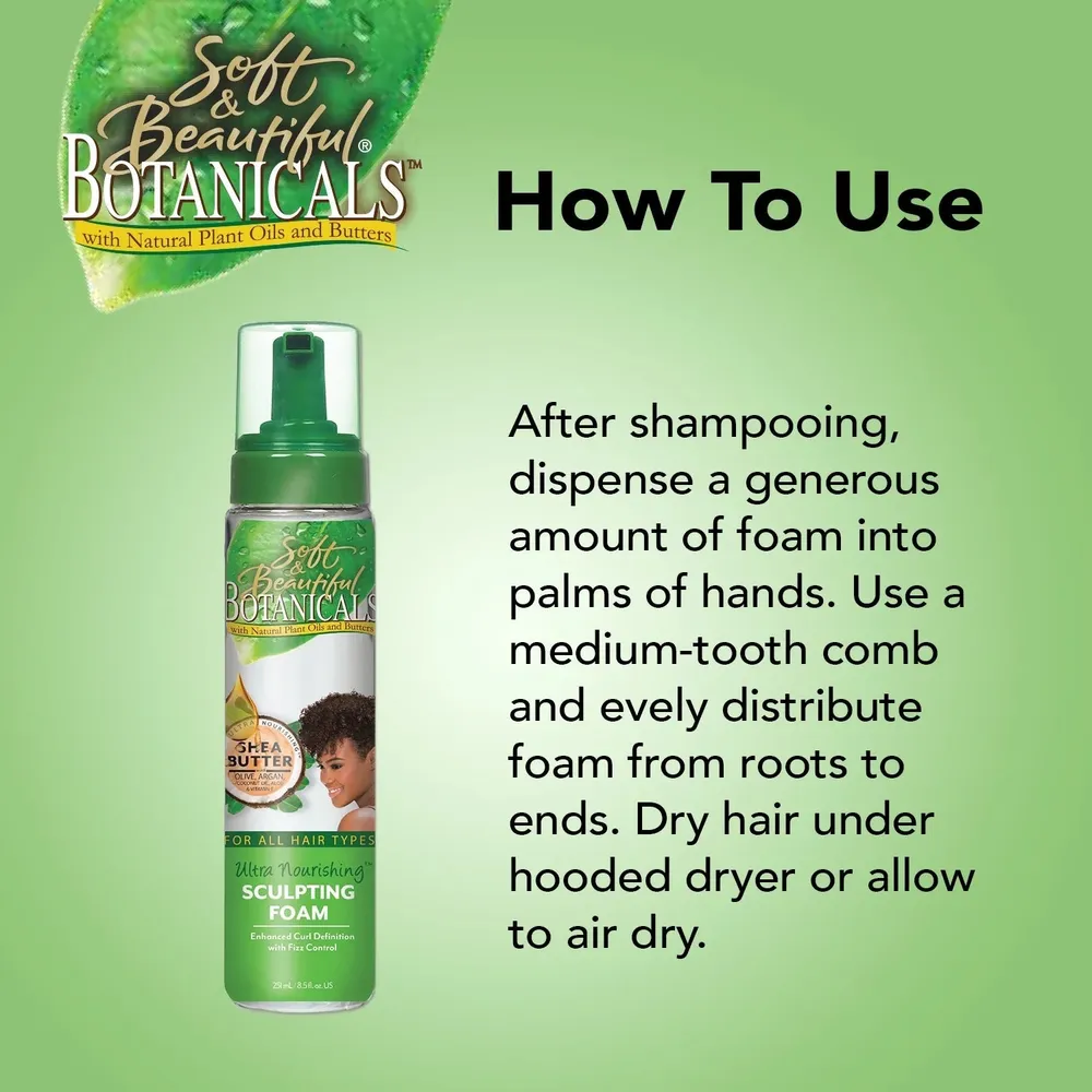 Soft & Beautiful Botanicals Sculpting Foam – 8.5 fl oz - Image 5