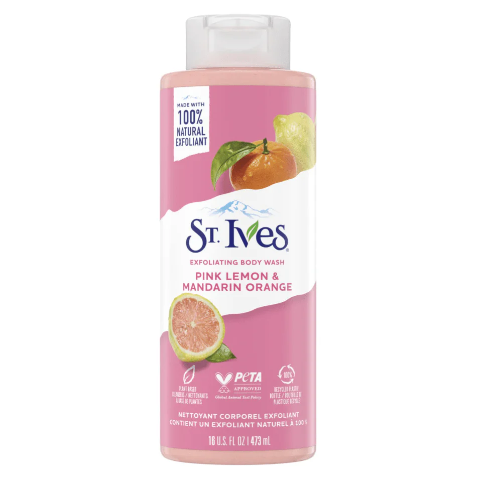 St. Ives Exfoliating Body Wash – Apricot / Pink Lemon – 16 oz - Image 5
