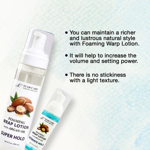 Star Care Foaming Wrap Lotion – Argan Oil 8oz - Image 5