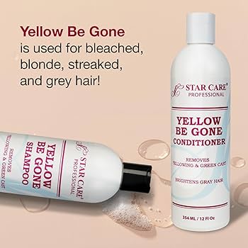 Star Care Yellow Be Gone Shampoo & Conditioner 12oz