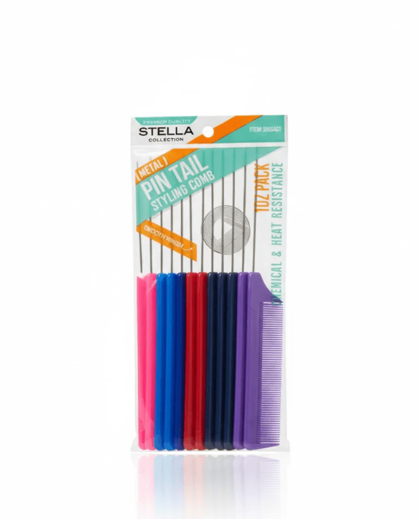Stella Metal Pin Tail Comb Premium Quality โ 1DZ - Image 3