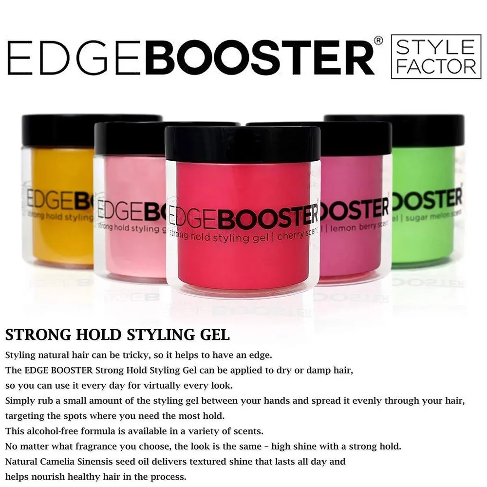 Edge Booster Strong Hold Styling Gel – 16.9oz - Image 15