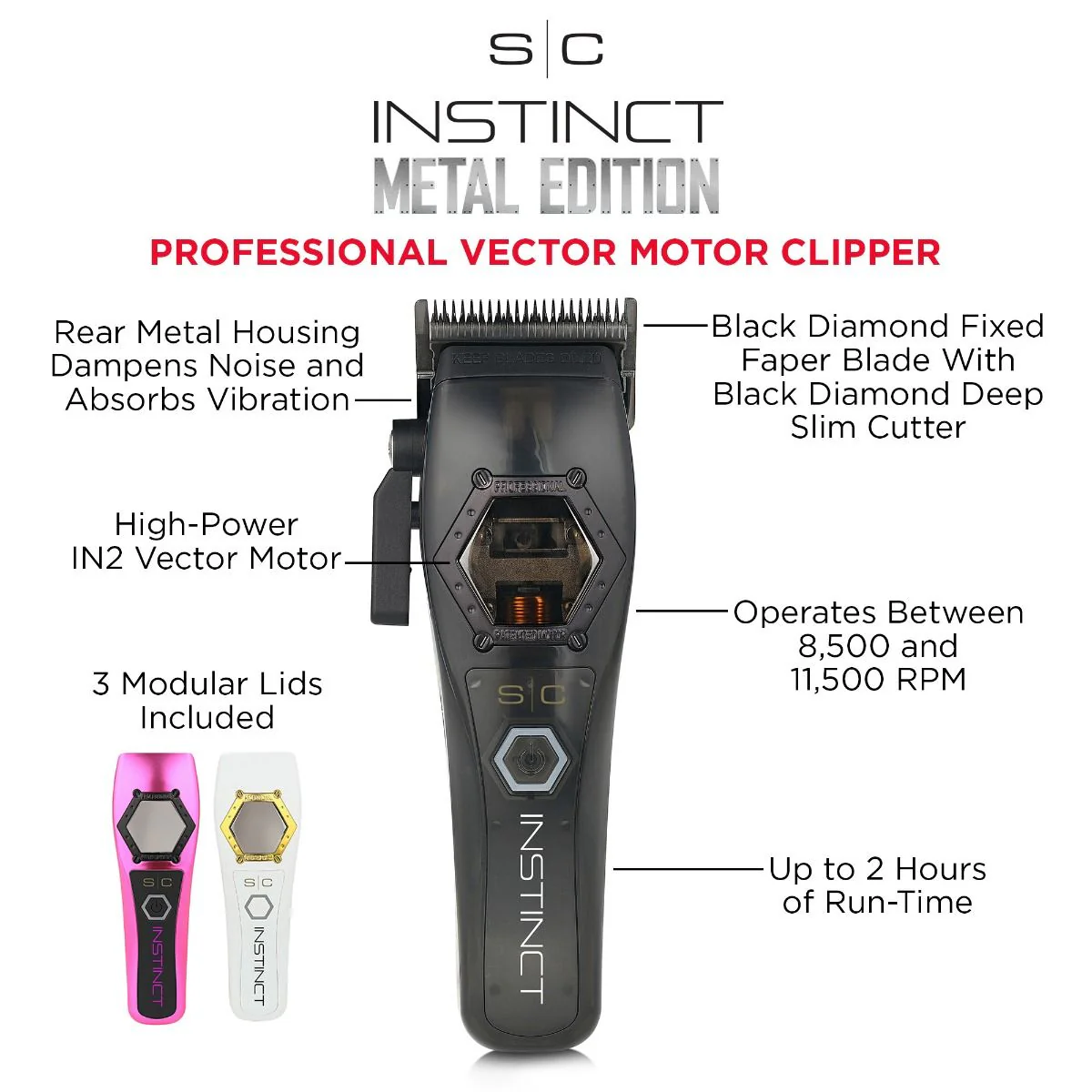 StyleCraft Instinct Metal Professional Hair Clipper - Image 3