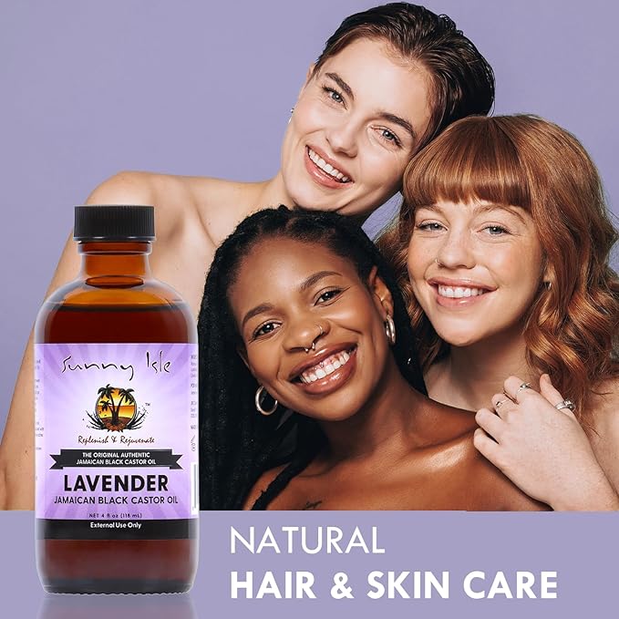 Sunny Isle Lavender Jamaican Black Castor Oil - 4 oz or 8 oz - Image 5