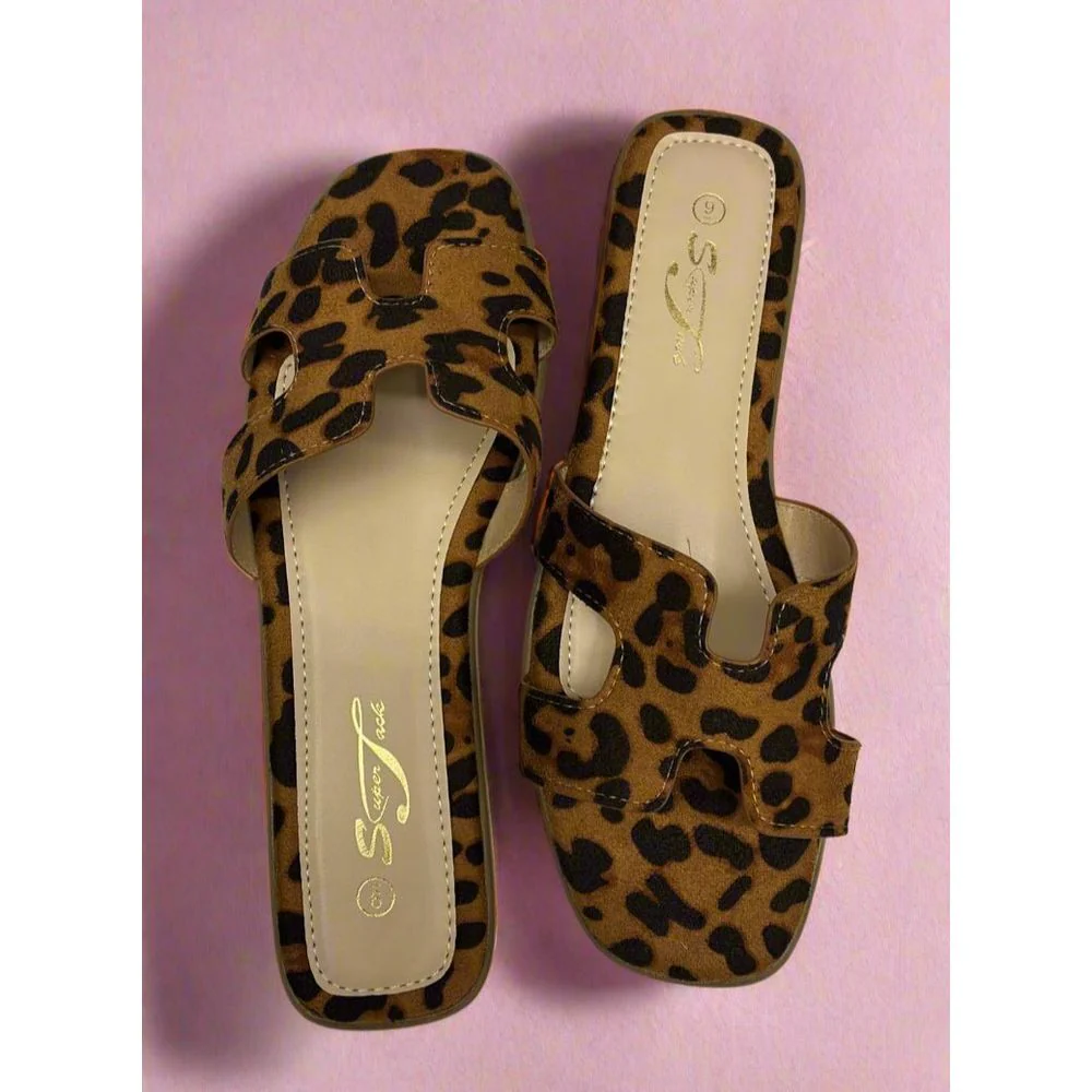 SuperJack Leopard Sandal ā Style SJ2501