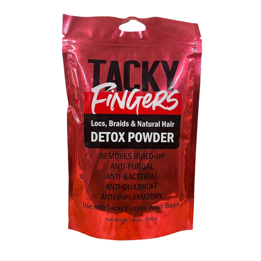 Tacky Fingers Detox Powder – Charcoal Hair Detox Treatment 7.05 oz