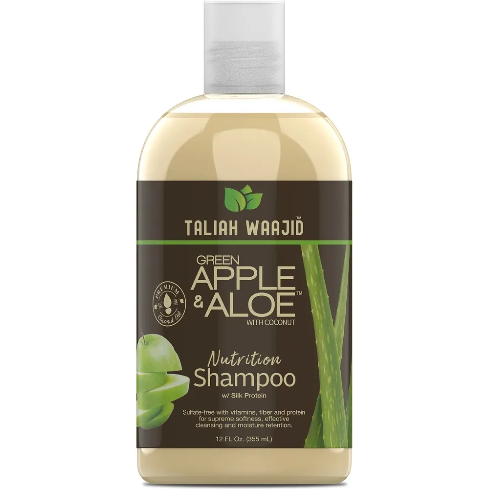 Taliah Waajid Green Apple and Aloe Nutrition Shampoo with Coconut - 12 oz - Image 2