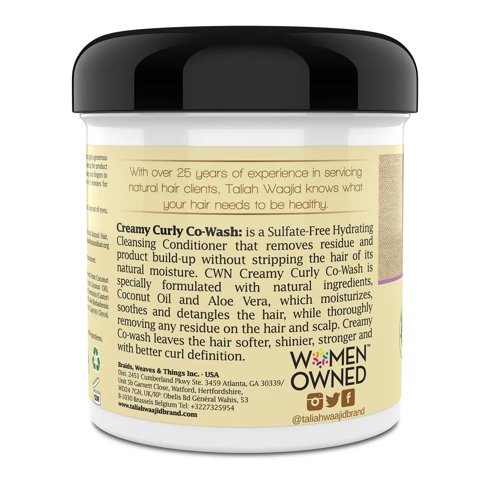 Taliah Waajid Creamy Curly Co-Wash – 16oz - Image 3