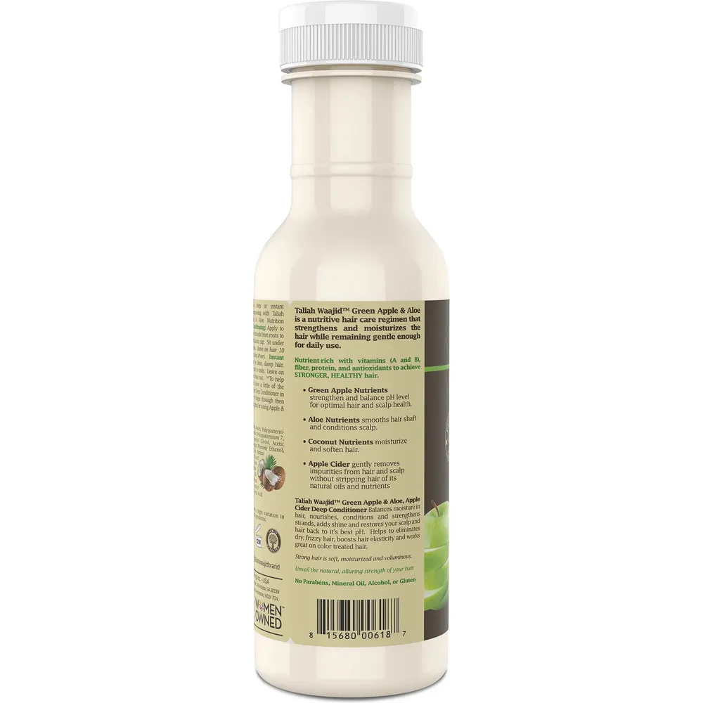 Taliah Waajid Green Apple & Aloe Apple Cider Deep Conditioner - 12 oz - Image 4