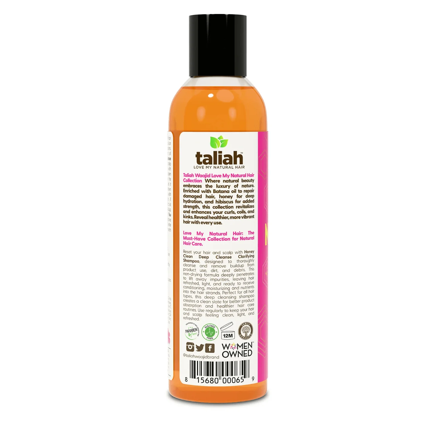 Taliah Waajid Honey Clean Clarifying Shampoo – 8 oz - Image 2