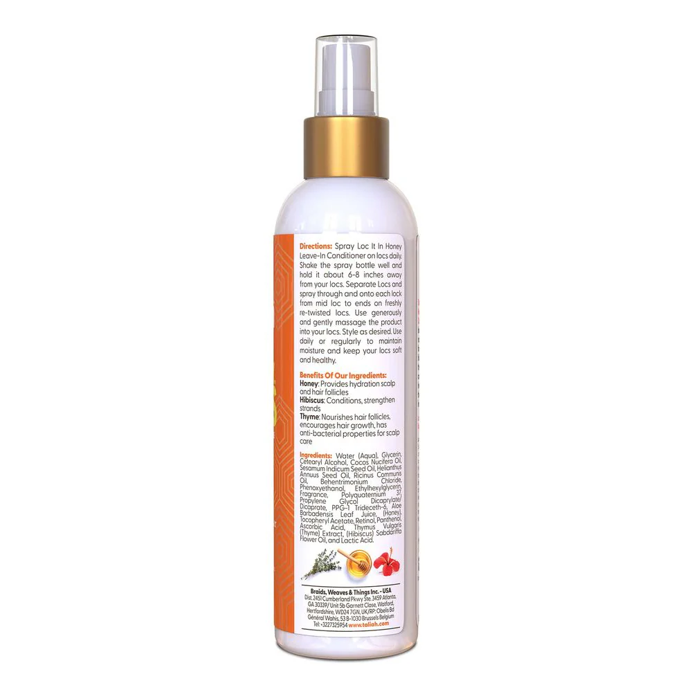 Taliah Waajid Loc It In Honey Leave-In Conditioner – 8oz - Image 2