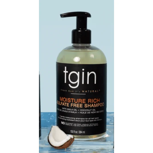 TGIN Moisture Rich Sulfate-Free Shampoo – 13 oz - Image 3