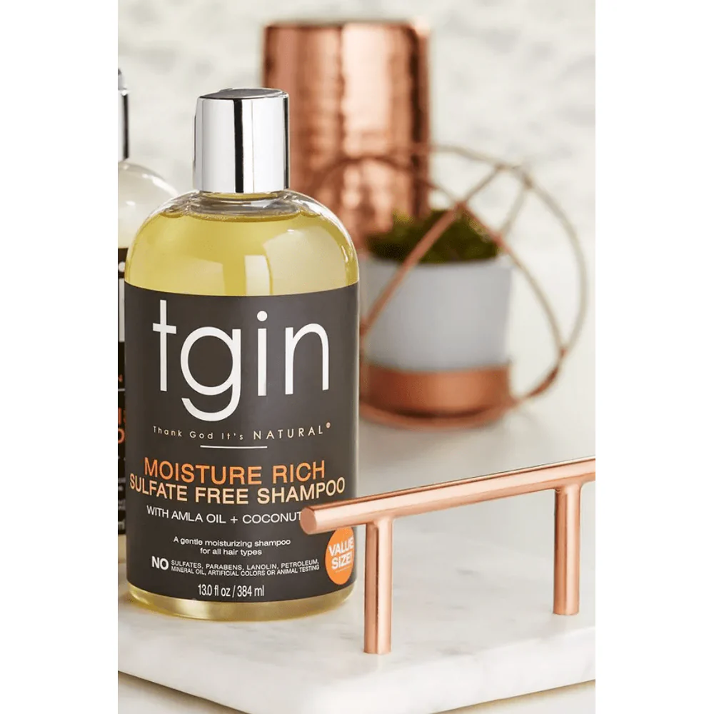 TGIN Moisture Rich Sulfate-Free Shampoo – 13 oz - Image 4