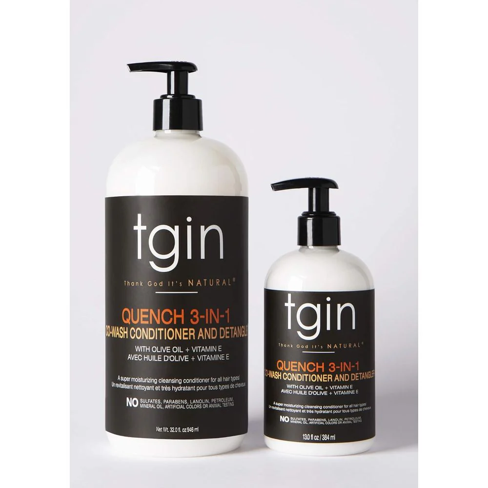 TGIN Quench 3-in-1 Co-Wash Conditioner and Detangler - 13 oz - Image 4
