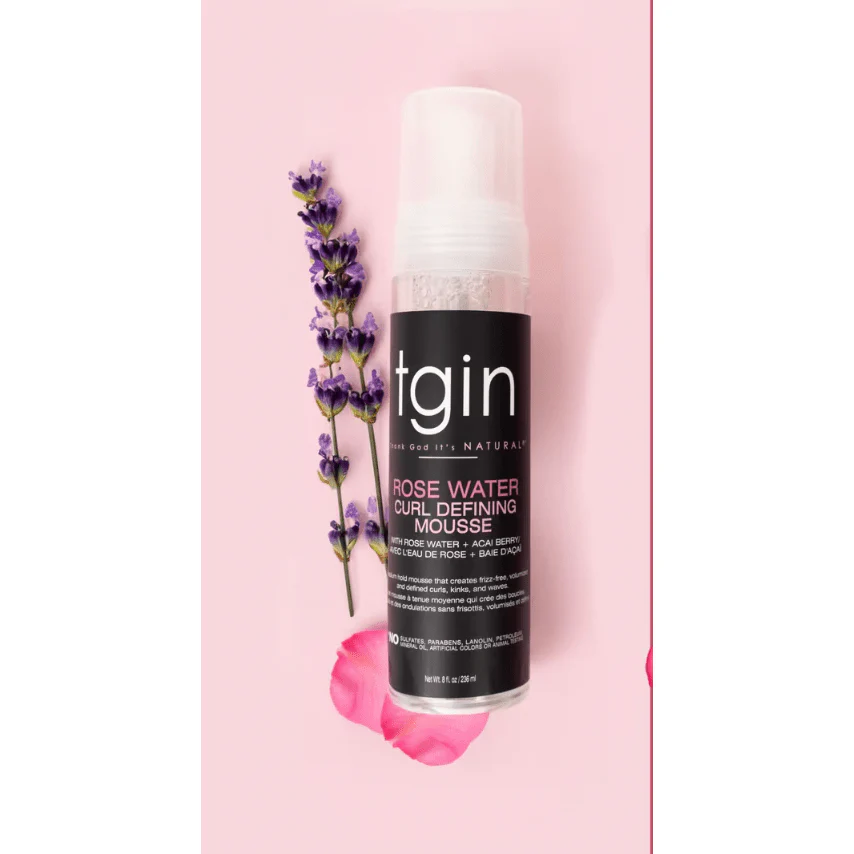 TGIN Rose Water Defining Mousse - 8 fl oz - Image 5