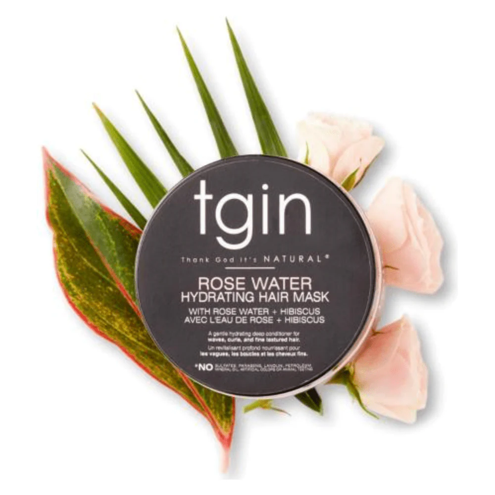 TGIN Rose Water Hydrating Hair Mask – 12 oz
