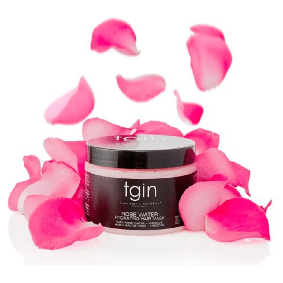 TGIN Rose Water Hydrating Hair Mask – 12 oz - Image 3