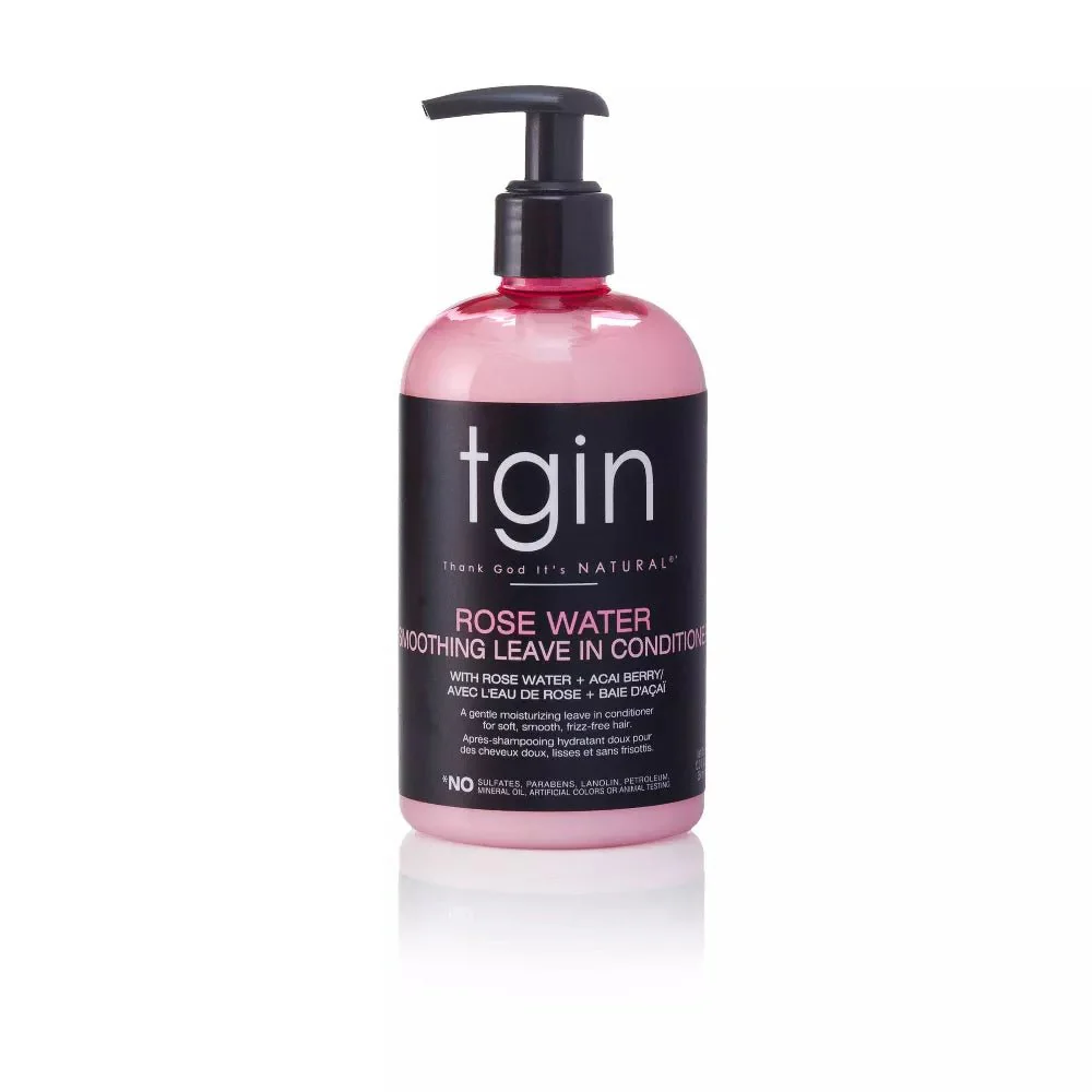 TGIN Rose Water Smoothing Leave-In Conditioner – 13 oz - Image 3