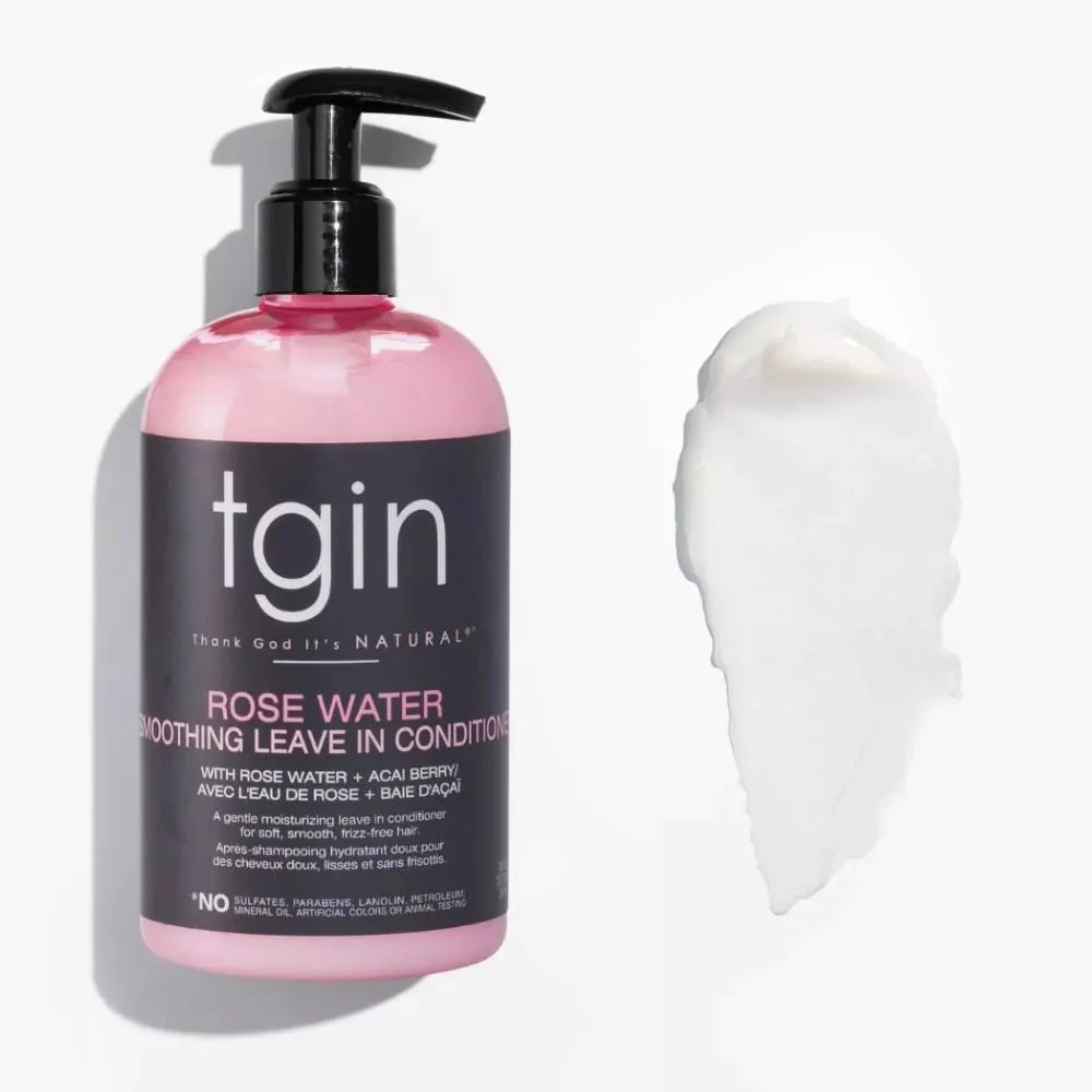 TGIN Rose Water Smoothing Leave-In Conditioner – 13 oz - Image 5