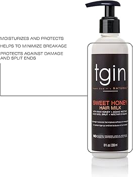Tgin Sweet Honey Hair Milk - 8oz - Image 3