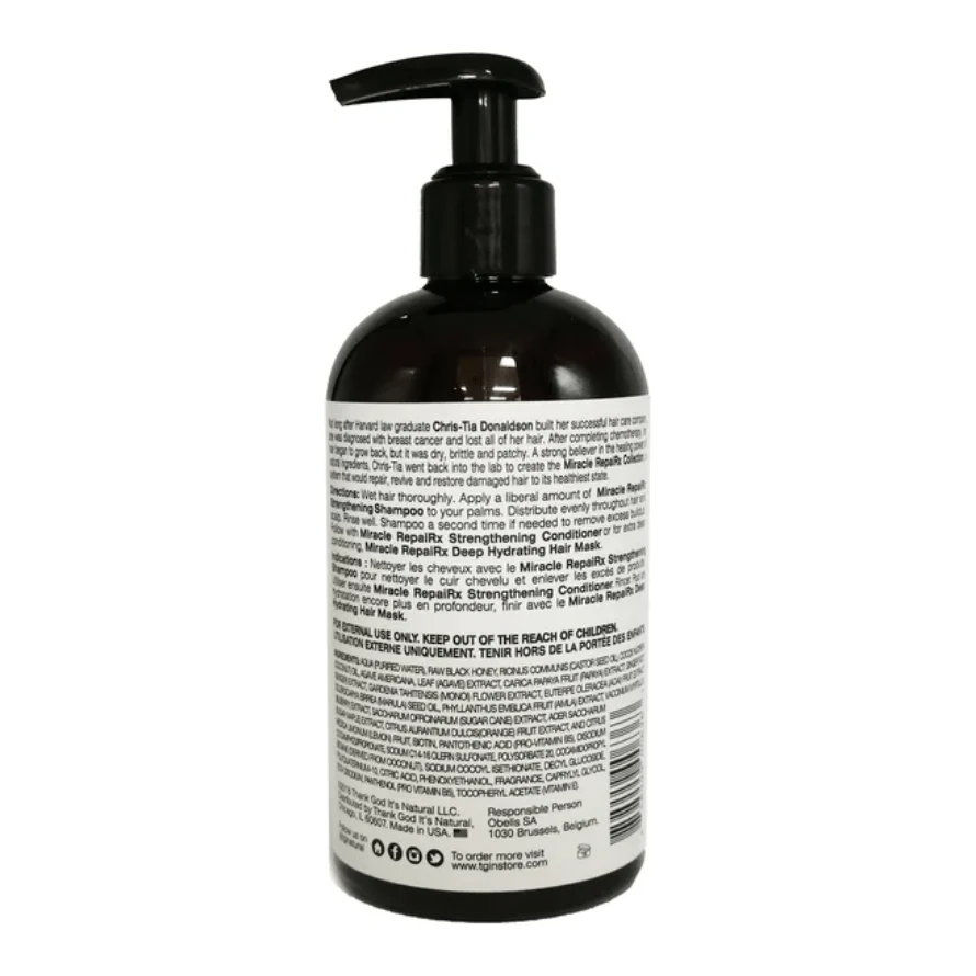 TGIN Miracle RepaiRx Strengthening Shampoo - 13 oz - Image 3