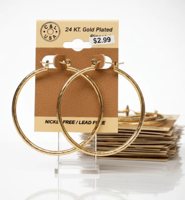 The C&L Fashion Jewelry Pincatch Earrings - Gold - Image 24