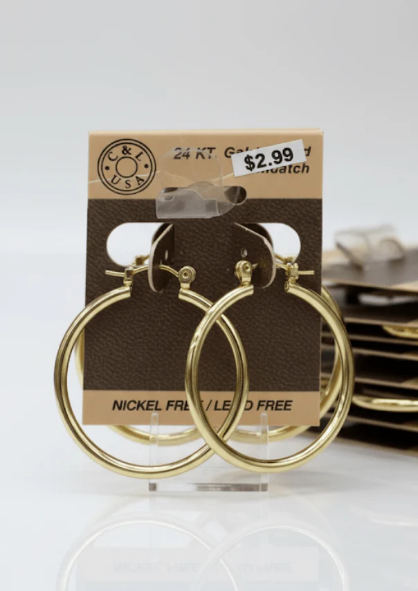The C&L Fashion Jewelry Pincatch Earrings - Gold - Image 25