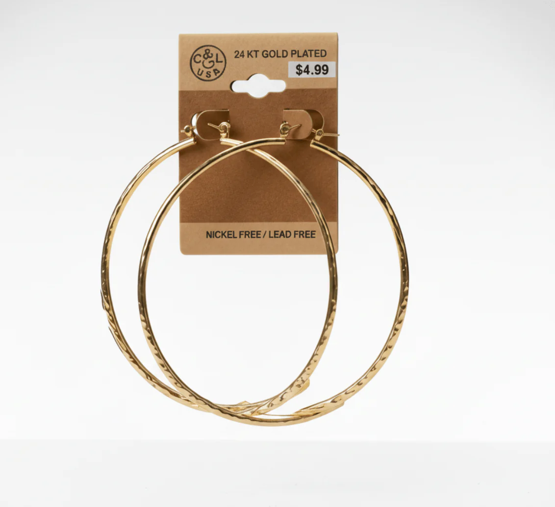 The C&L Fashion Jewelry Pincatch Earrings - Gold - Image 10