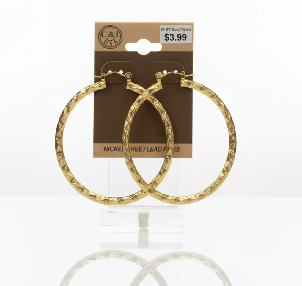 The C&L Fashion Jewelry Pincatch Earrings - Gold - Image 15