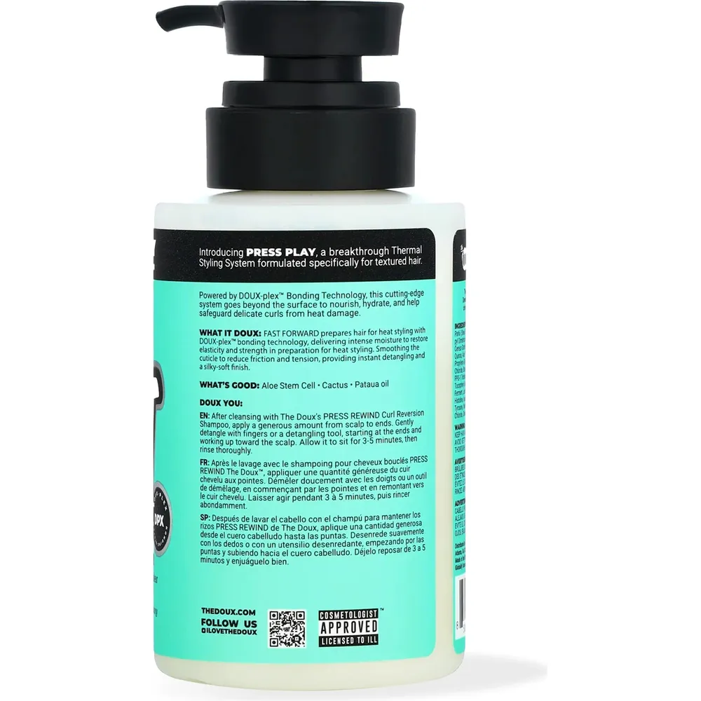 The Doux Press Rewind Shampoo and Fast Forward Conditioner Set - 8 oz - Image 7