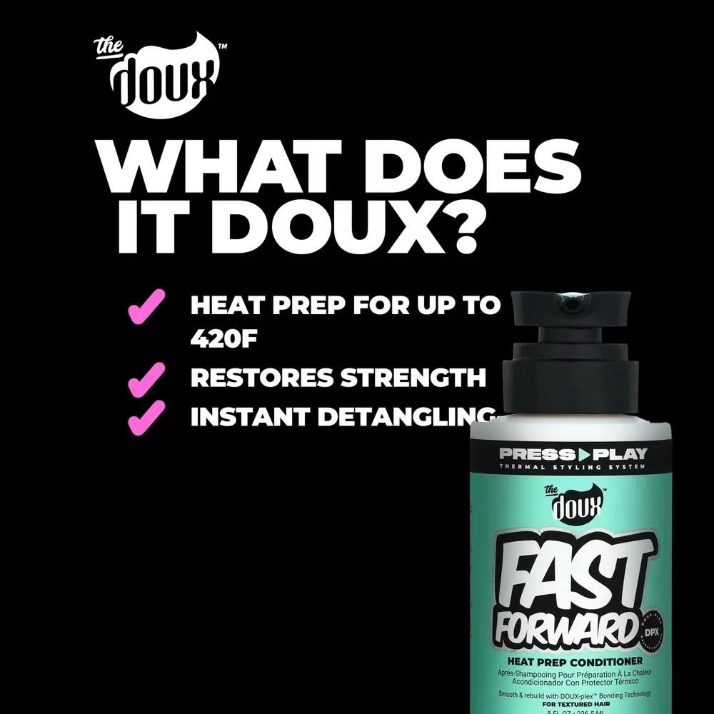 The Doux Press Rewind Shampoo and Fast Forward Conditioner Set - 8 oz - Image 9